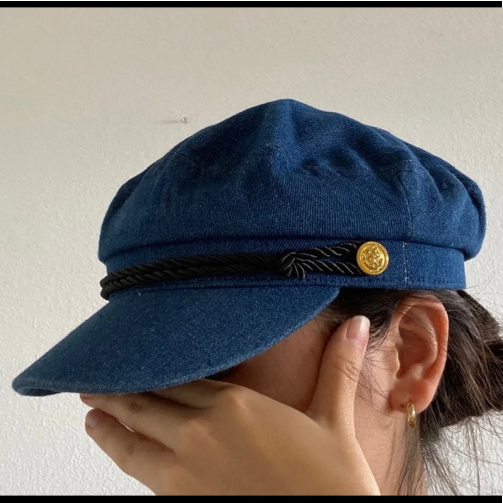 SOLD Denim Fiddler Hat